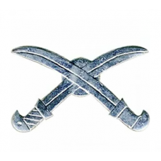 Эмблема казачьих войск "Шашки" серебро